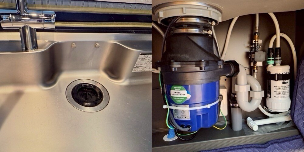 【リフォームPanasonic L classスキマレスシンク】フロム工業製ディスポーザーYS-8100設置 千葉県我孫子市 リフォームPanasonic L classスキマレスシンク フロム工業製 YS-8100
