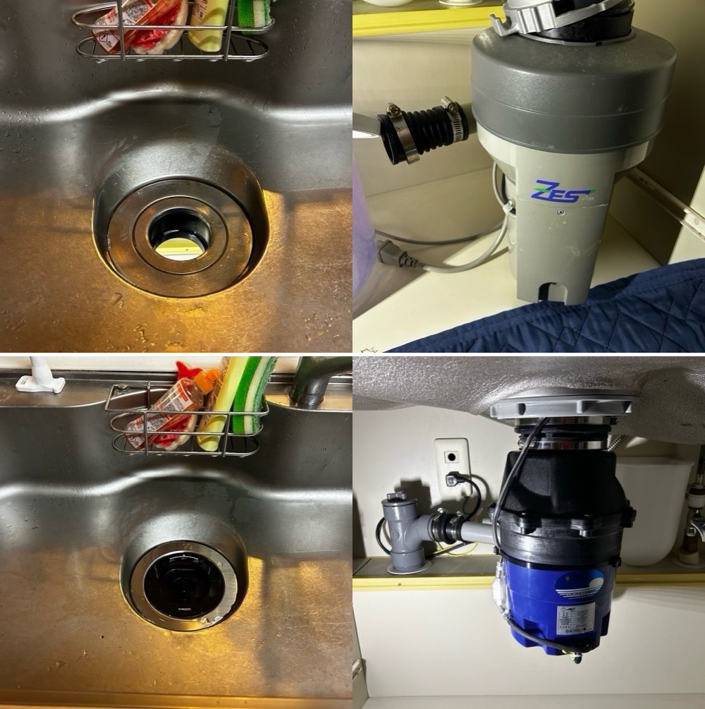 テラル製ディスポーザーDSP125H(回転刃の故障）からフロム工業製YS8100