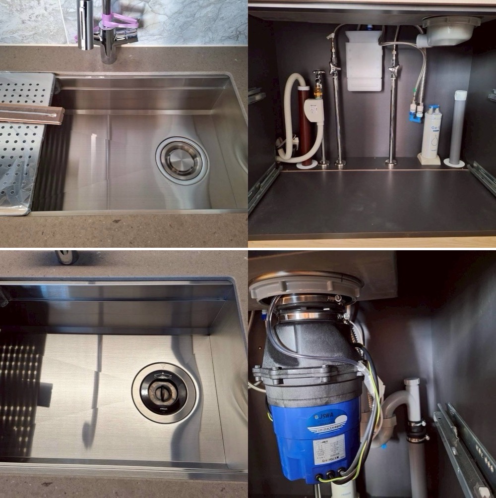 【リフォームキッチン】フロム工業製ディスポーザーYS 8100設置 東京都港区 リフォームキッチン フロム工業製ディスポーザーYS8100設置