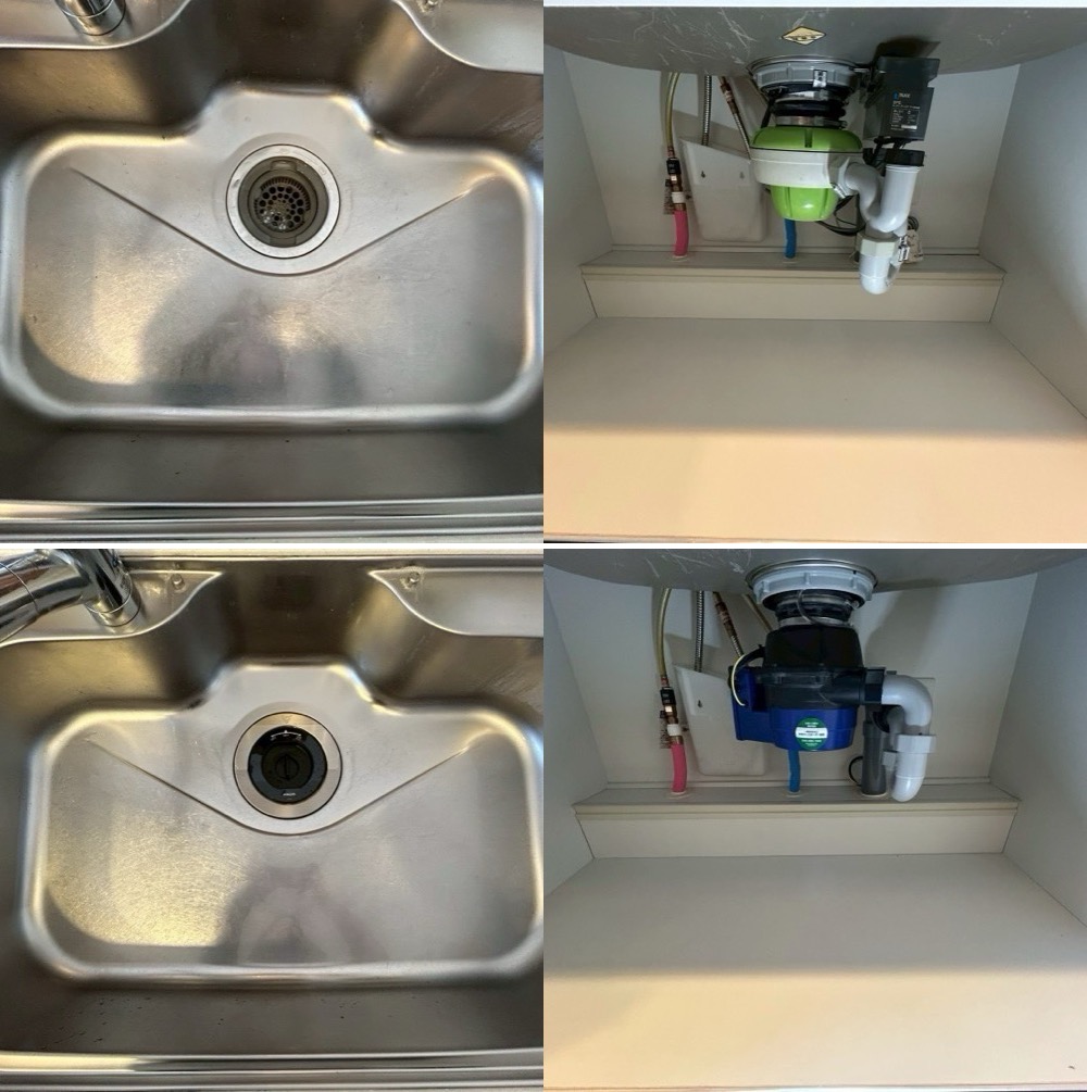 LIXIL製DPGディスポーザーminipoからフロム工業製YS7000Lに交換